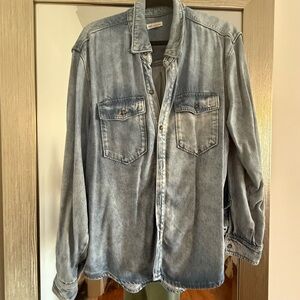 Good American Denim Button Down